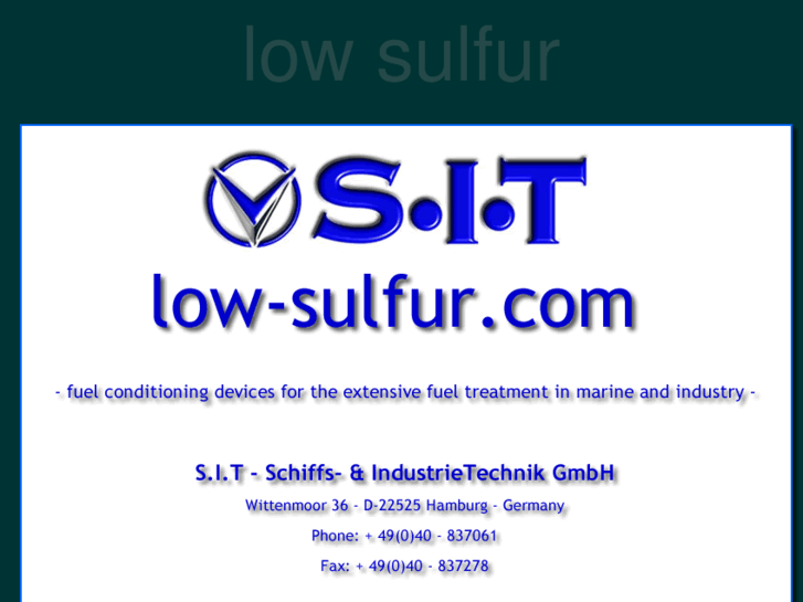 www.low-sulfur.com