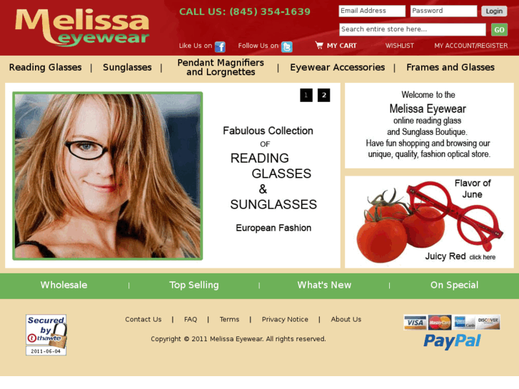 www.melissaeyewear.com