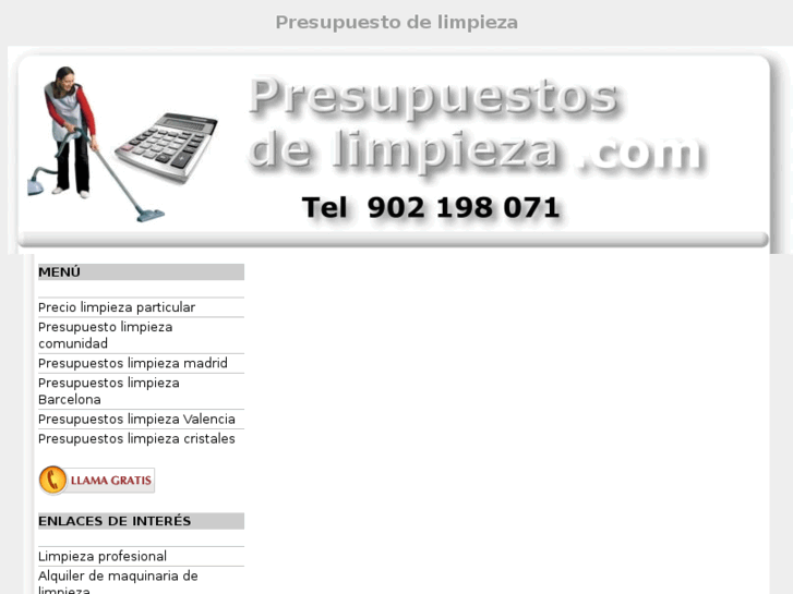 www.presupuestos-limpieza.com