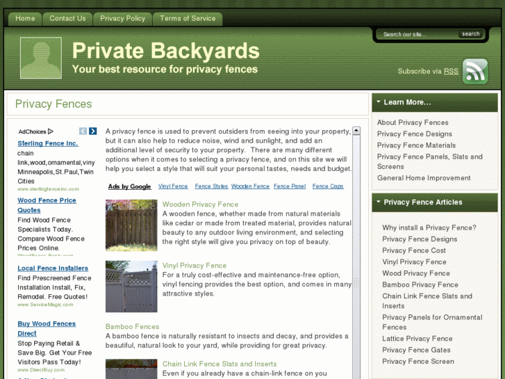 www.privatebackyards.com