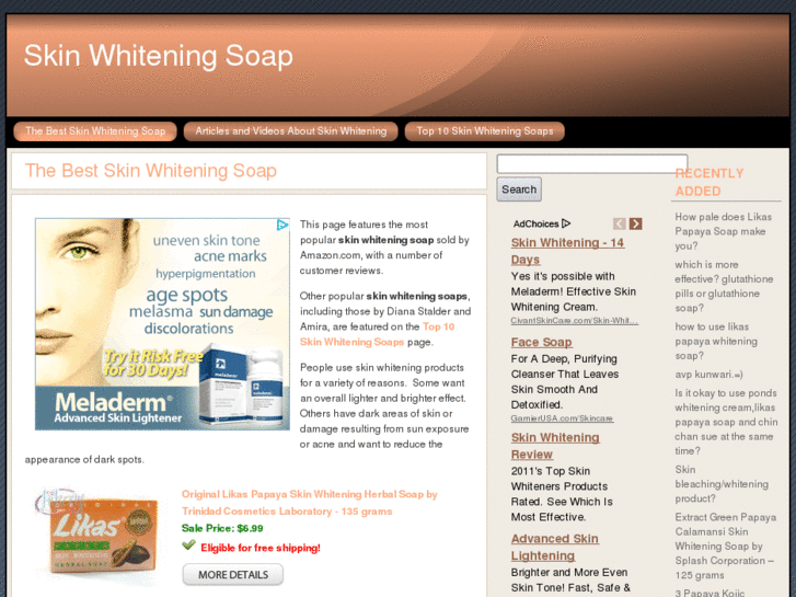 www.skinwhiteningsoap.net