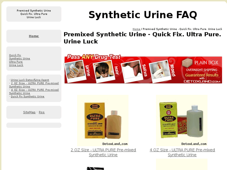 www.syntheticurinefaq.com