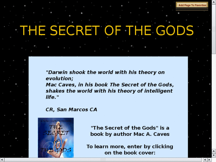 www.thesecretofthegods.com