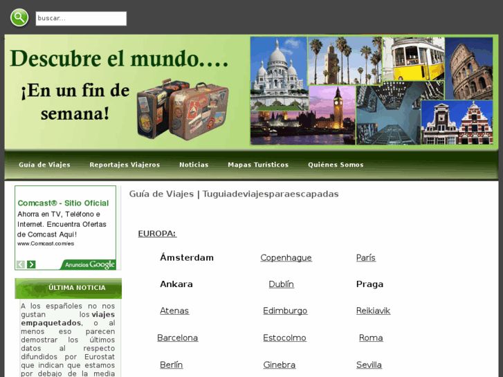 www.tuguiadeviajesparaescapadas.com