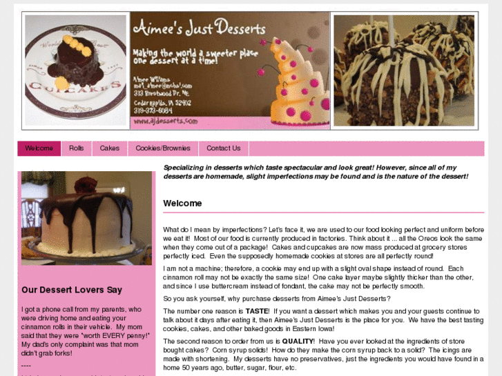 www.ajdesserts.com