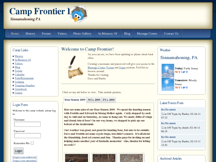 www.campfrontier.net