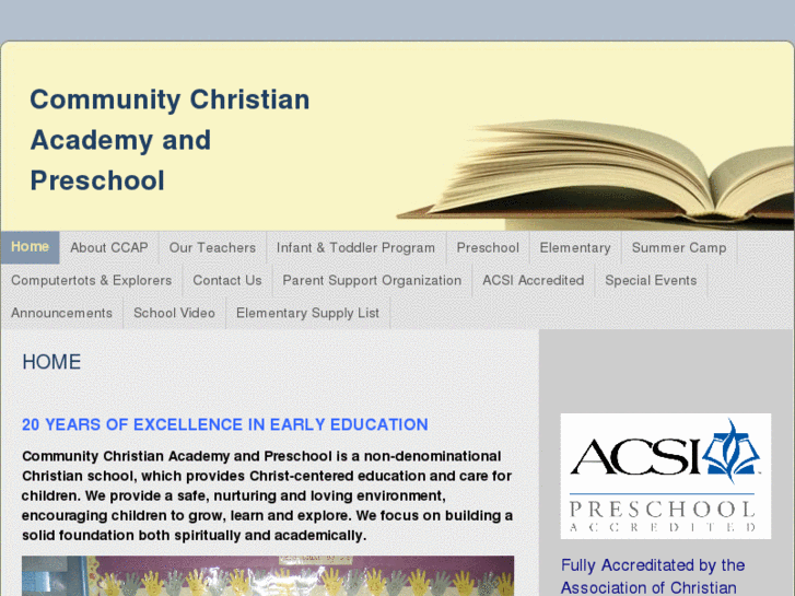 www.communitychristianacademyandpreschool.com