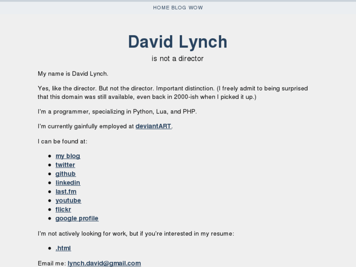 www.davidlynch.org