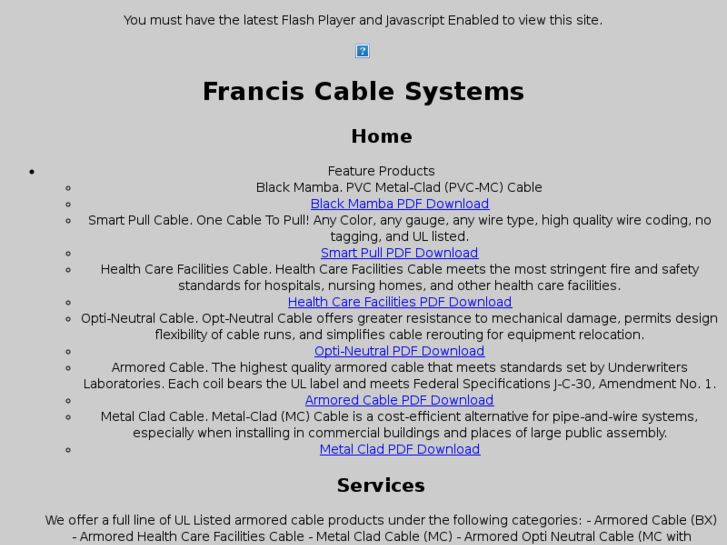 www.franciscablesystems.com