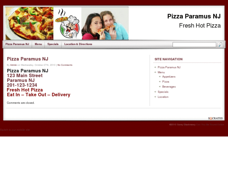 www.pizzaparamus.com