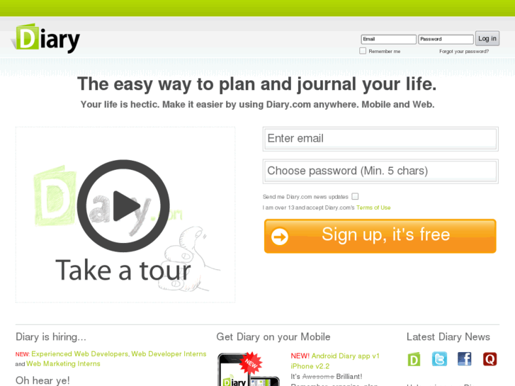 www.diary.com