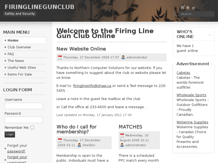 www.firinglinegunclub.com