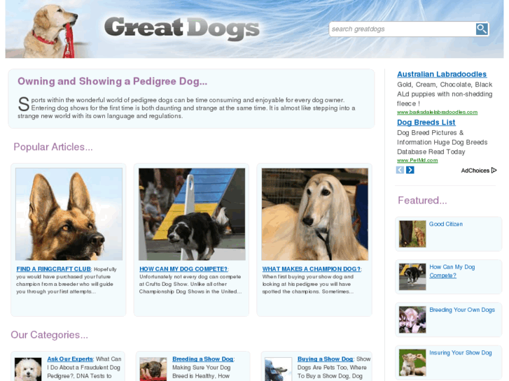 www.greatdogs.co.uk