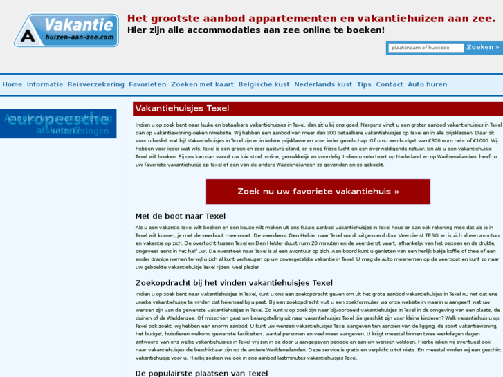 www.vakantiehuisjes-texel.nl