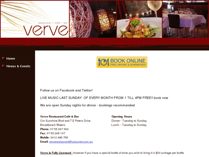 www.ververestaurant.com