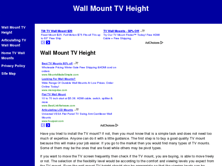 www.wallmounttvheight.com