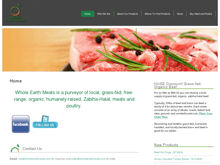 www.wholeearthmeats.com