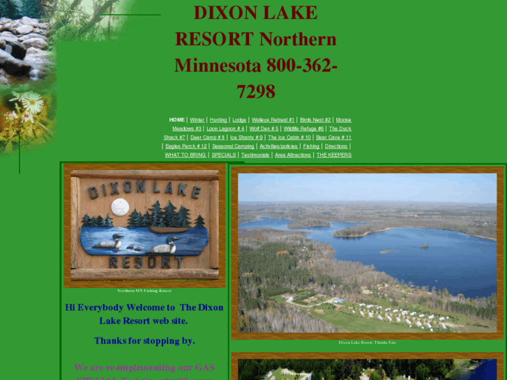 www.dixonlakeresort.com