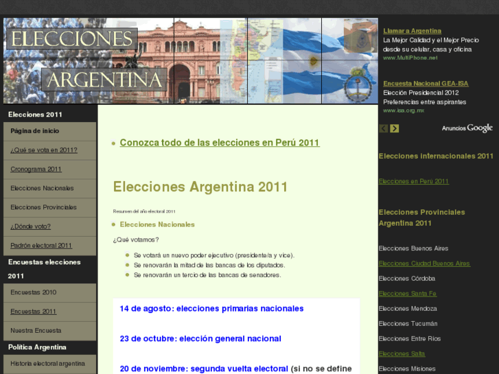 www.eleccionesargentina.info