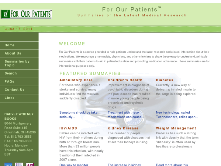 www.forourpatients.com