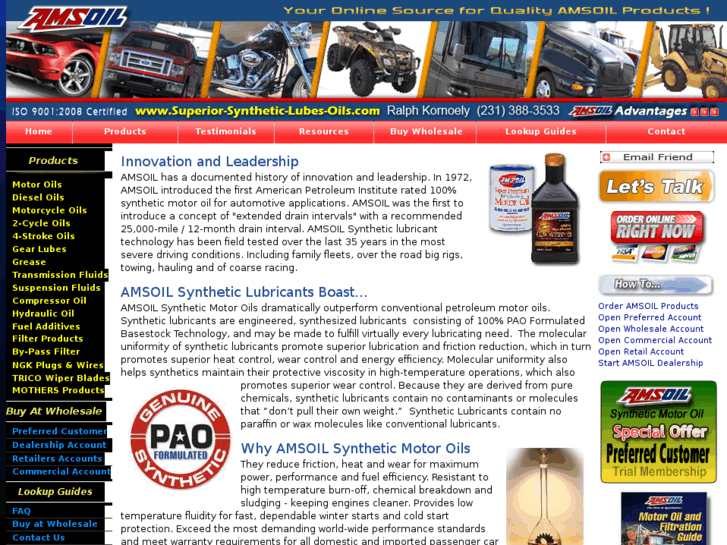 www.superior-synthetic-lubes-oils.com