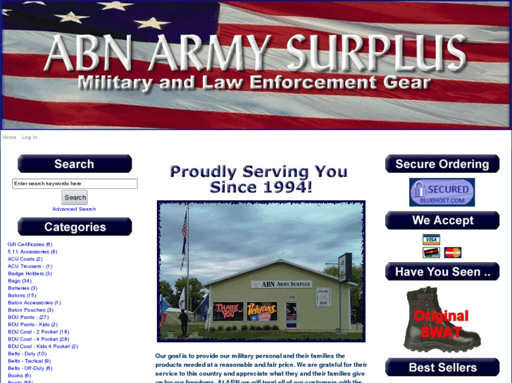 www.abnarmysurplus.com