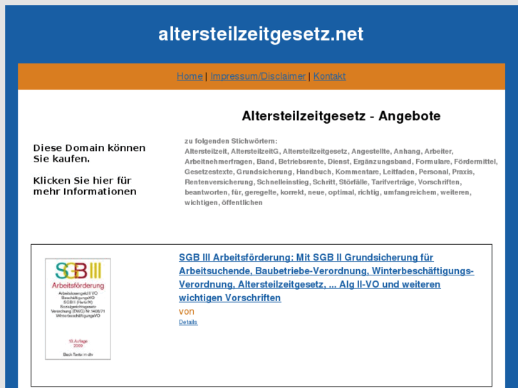 www.altersteilzeitgesetz.net