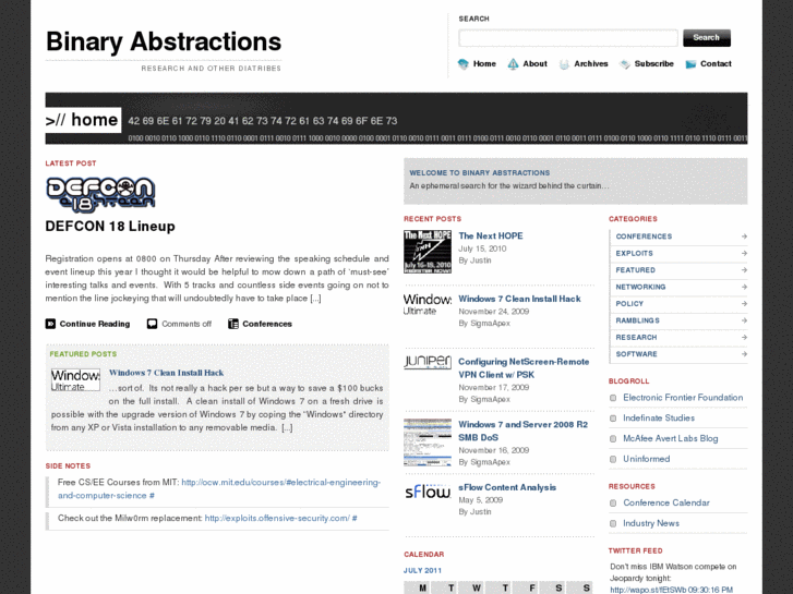 www.binaryabstractions.org