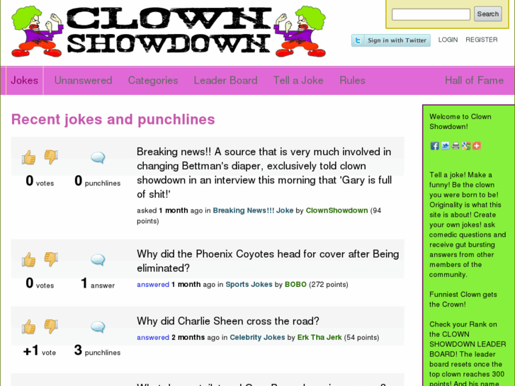 www.clownshowdown.com