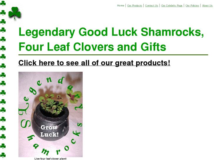 www.fourleafcloverplants.net