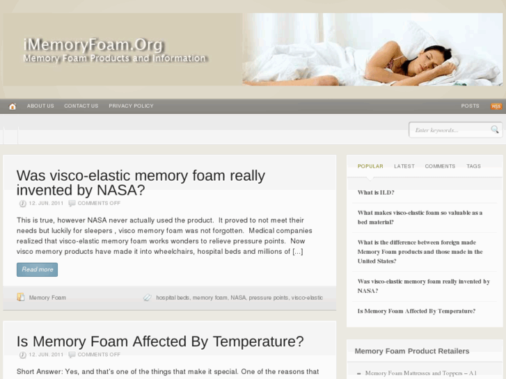 www.imemoryfoam.org