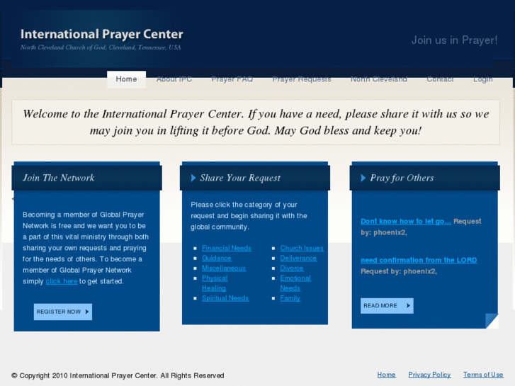 www.internationalprayercenter.org