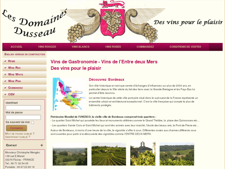 www.lesdomainesdusseau.com