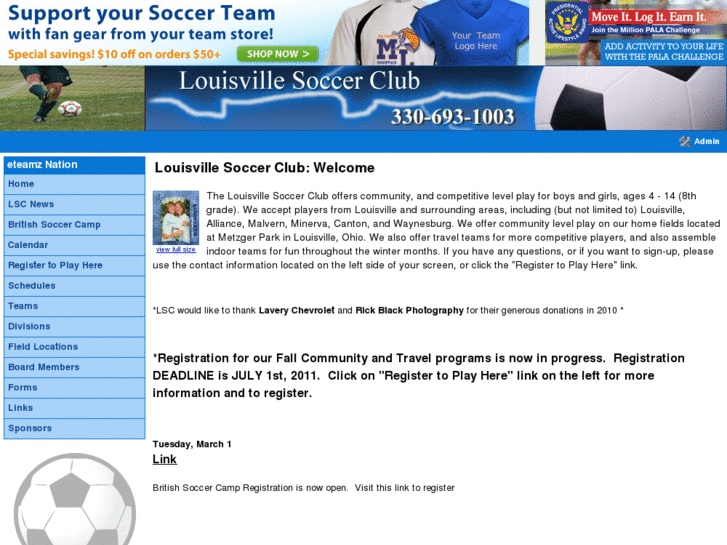 www.louisvillesoccerclub.net