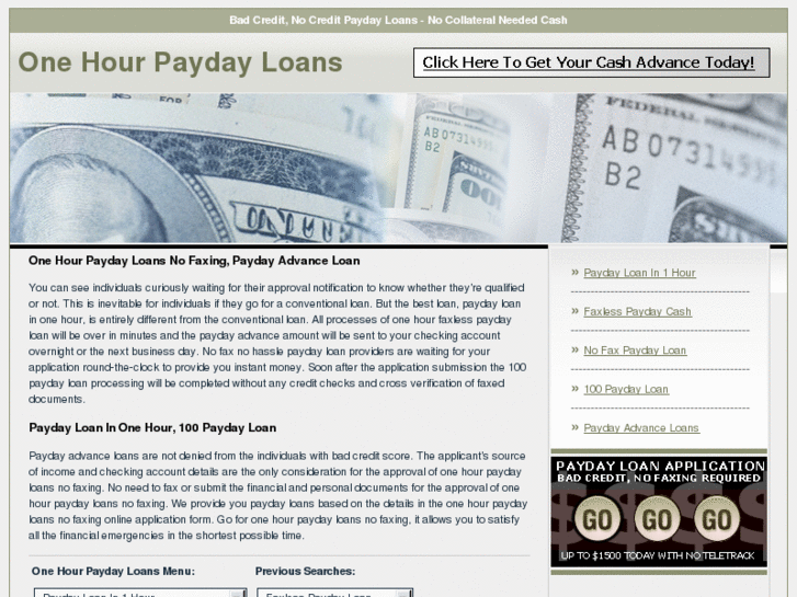 www.onehourpaydayloansnofaxing.com