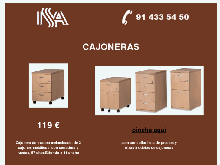 www.cajonerasdeoficina.es