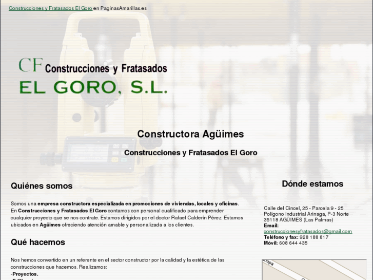 www.construccioneselgoro.es