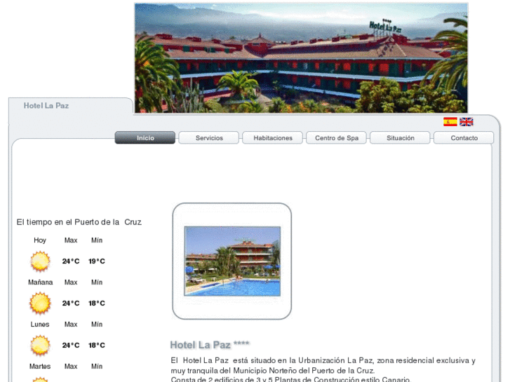 www.hotellapaztenerife.es