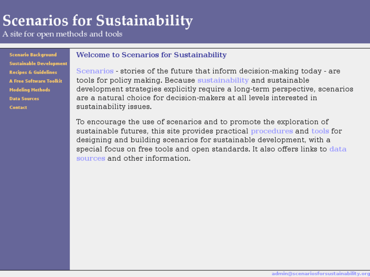 www.scenariosforsustainability.org