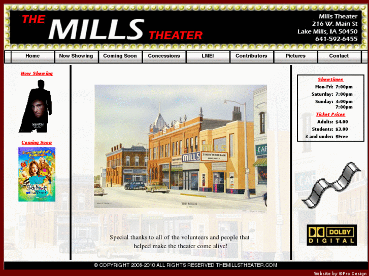 www.themillstheater.com