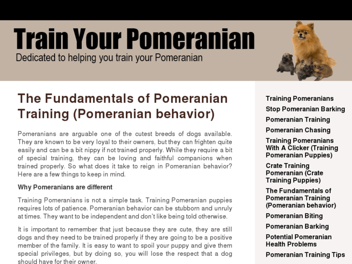 www.trainyourpomeranian.com