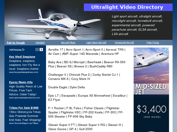 www.ultralightvideodirectory.com