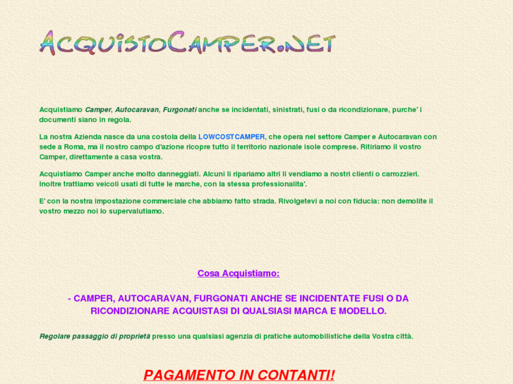 www.acquistocamper.net