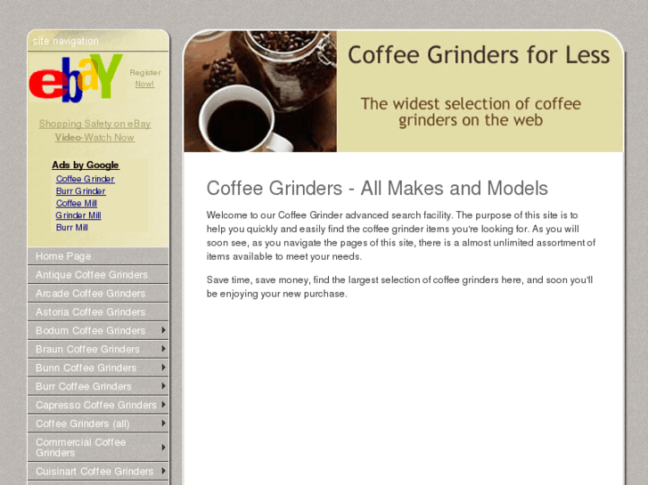 www.coffeegrindersforless.com