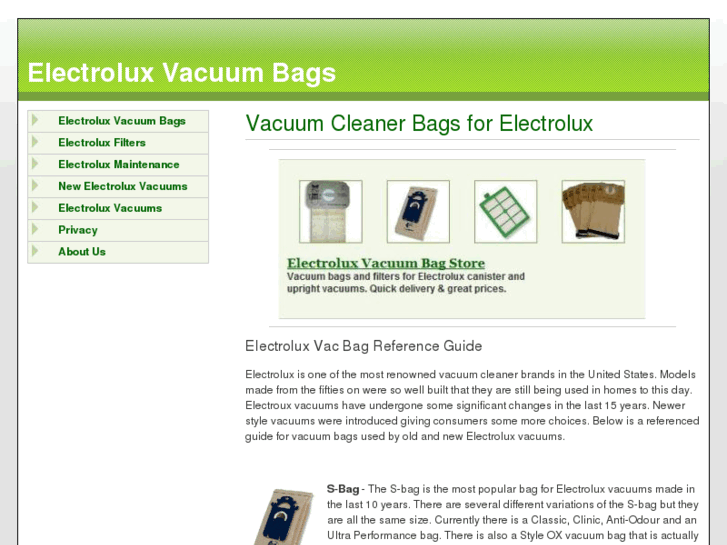 www.electroluxvacuumbags.org