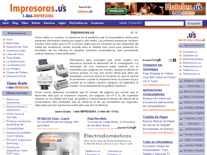 www.impresoras.us