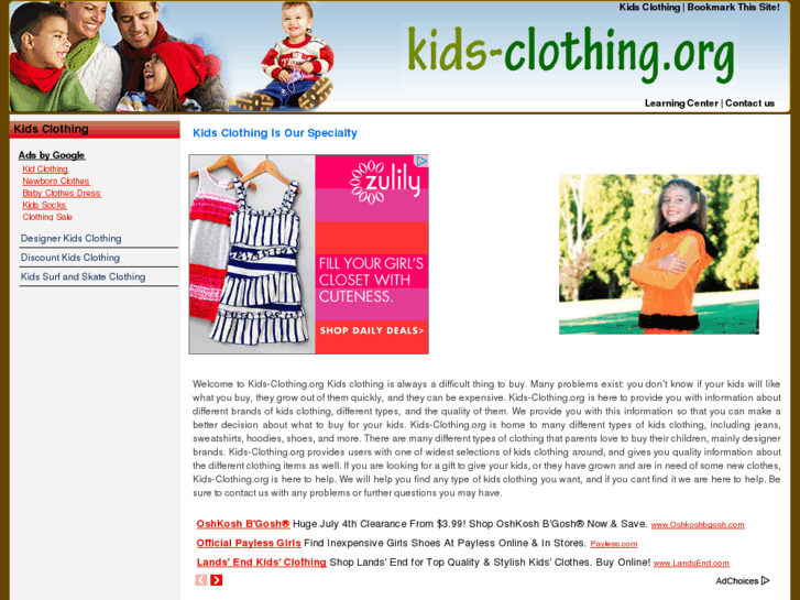 www.kids-clothing.org