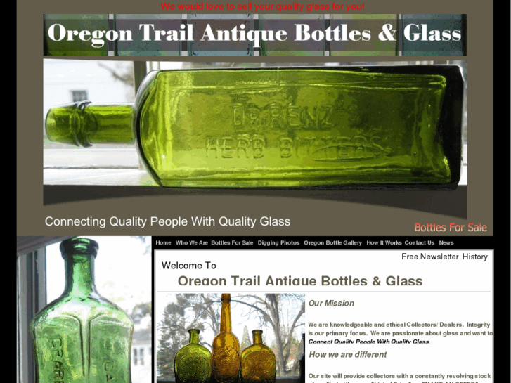 www.oregontrailantiquebottles.com