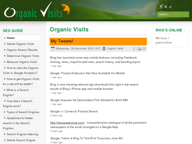 www.organicvisits.com