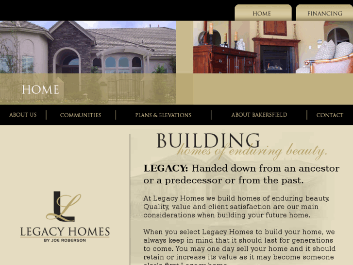 www.ourlegacyhome.com